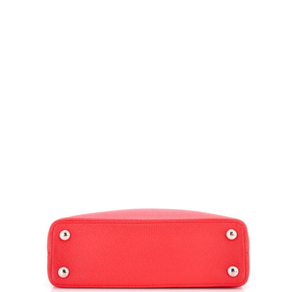 Capucines Bag Leather with Python BB