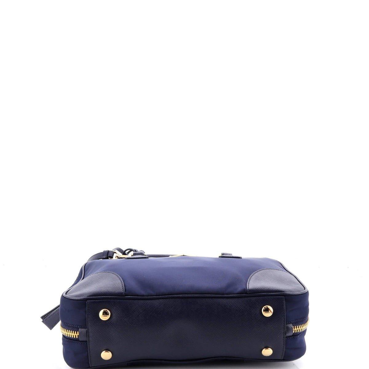 Re-Edition 1978 Bauletto Bag Re-Nylon with Saffiano Leather Medium