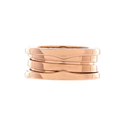B.Zero1 Three Band Ring 18K Rose Gold