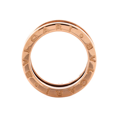 B.Zero1 Three Band Ring 18K Rose Gold
