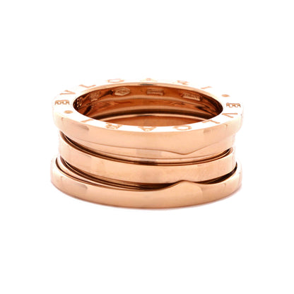 B.Zero1 Three Band Ring 18K Rose Gold