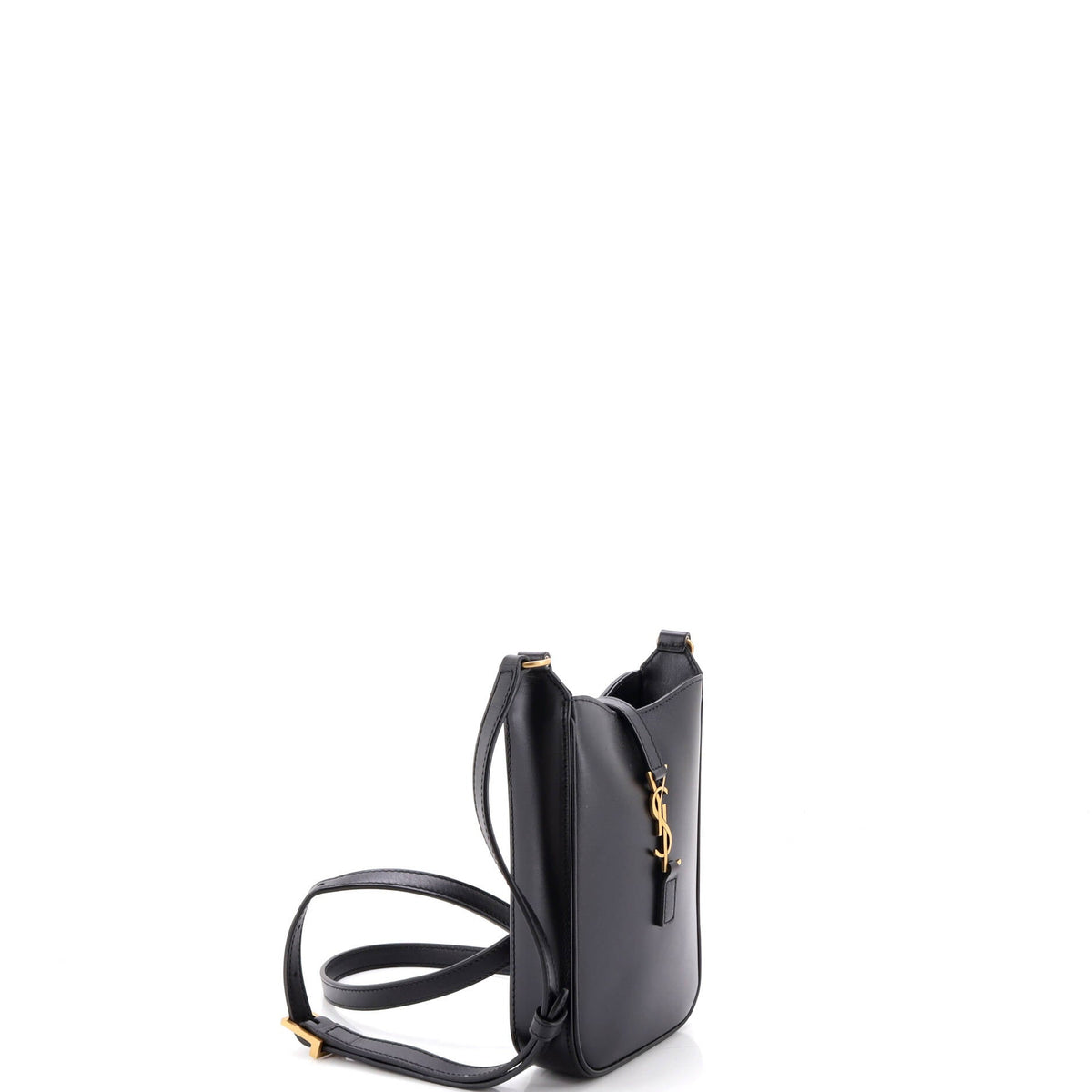 Le 5 a 7 Vertical Shoulder Bag Leather Mini
