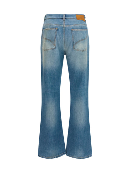 Flared Jeans Slash Desert Sky