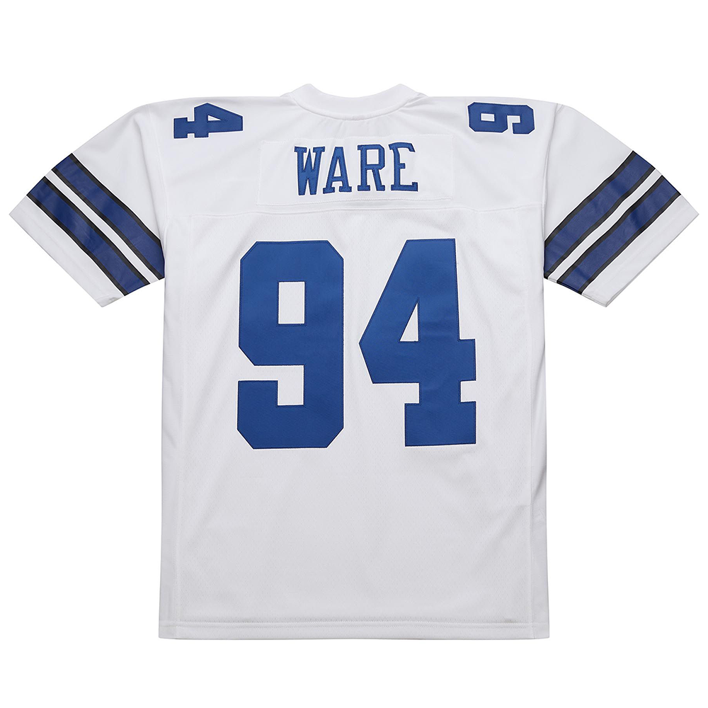Men's Mitchell & Ness NFL White Jersey Cowboys 2005 Demarcus Ware