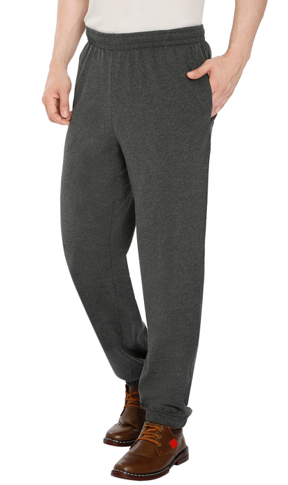 Mens Pull On Elastic Waist Knit Pants - Relaxed Dressing for Comfort