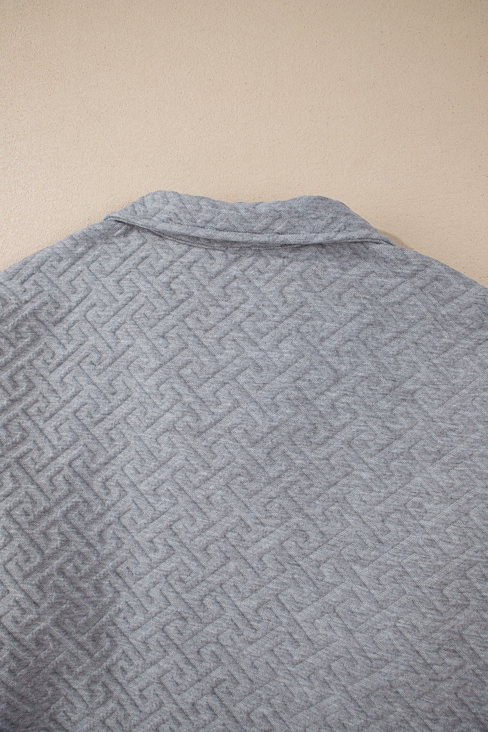 Threaded Pear Saige Half Zipper Collared Sweatshirt