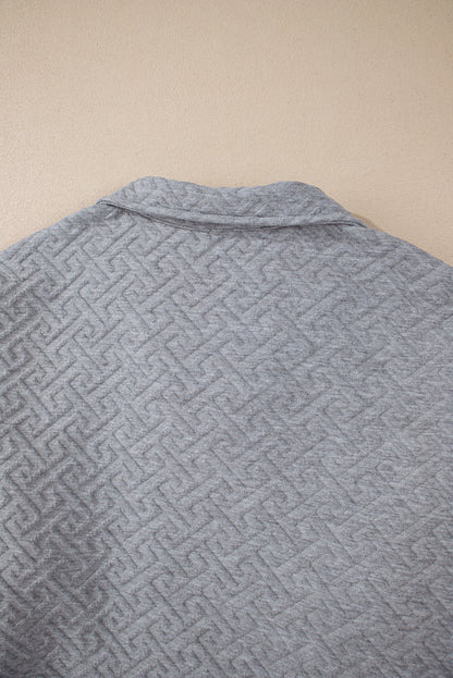 Threaded Pear Saige Half Zipper Collared Sweatshirt