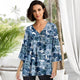 Blue and White Floral