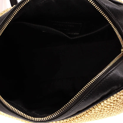 Lou Camera Bag Woven Raffia Small