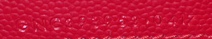 Classic Monogram Wallet on Chain Matelasse Chevron Leather Small