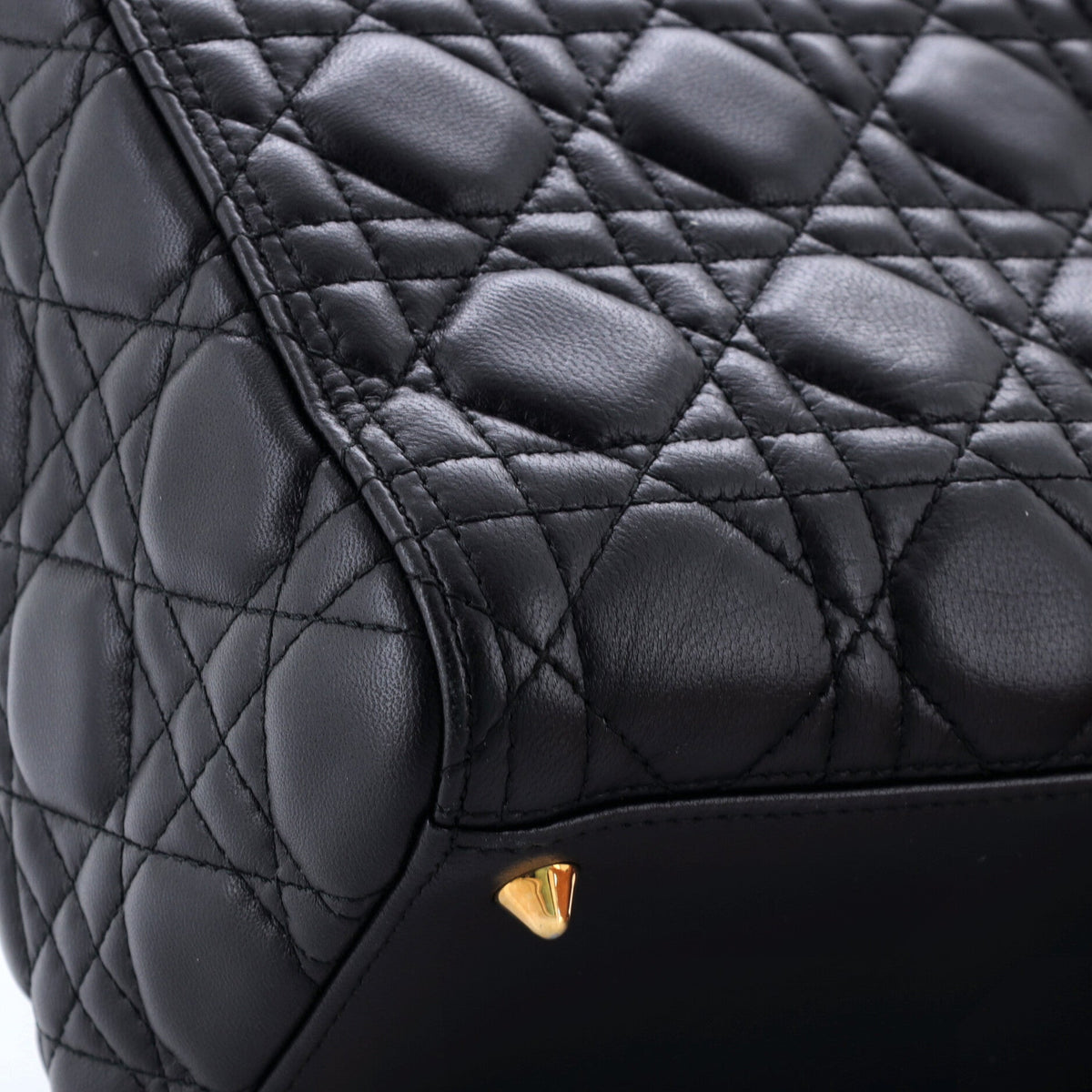 Lady Dior Bag Cannage Quilt Lambskin Medium