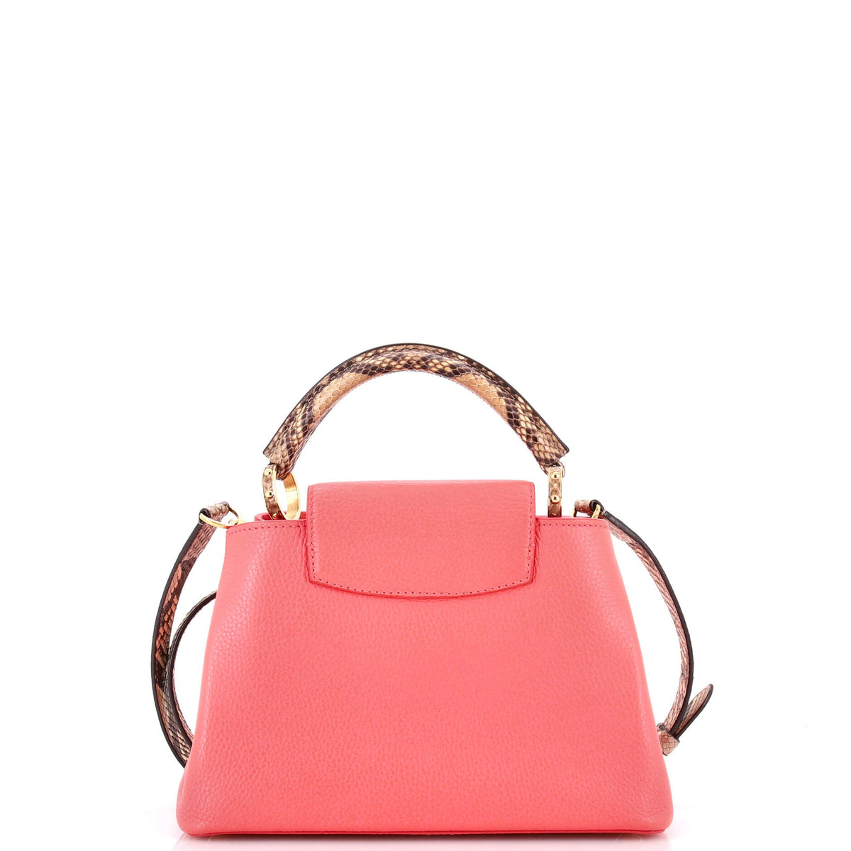 Capucines Bag Leather with Python BB