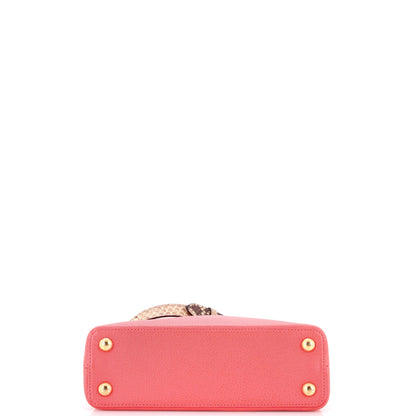 Capucines Bag Leather with Python BB