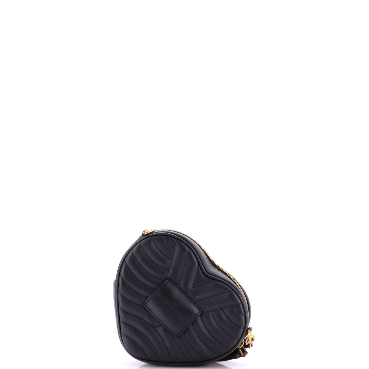 New Wave Heart Crossbody Bag Quilted Leather