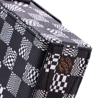 Flap Soft Trunk Messenger Bag Limited Edition Distorted Damier