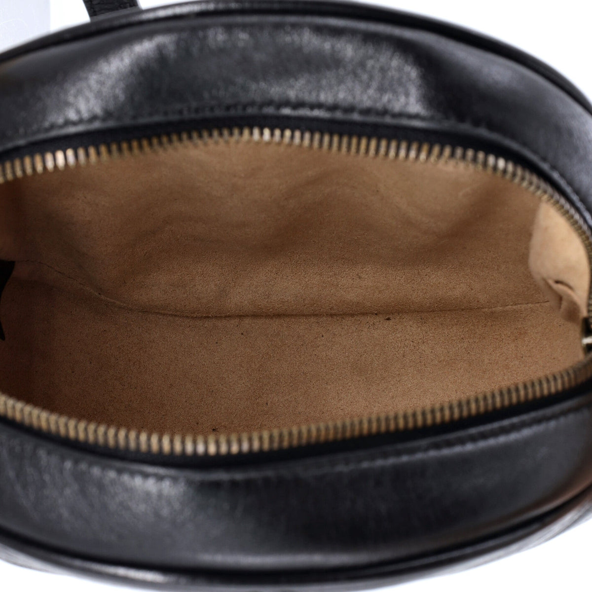 GG Marmont Round Shoulder Bag Matelasse Leather Mini