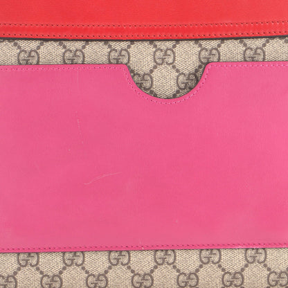 Padlock Top Handle Bag GG Coated Canvas and Leather Medium