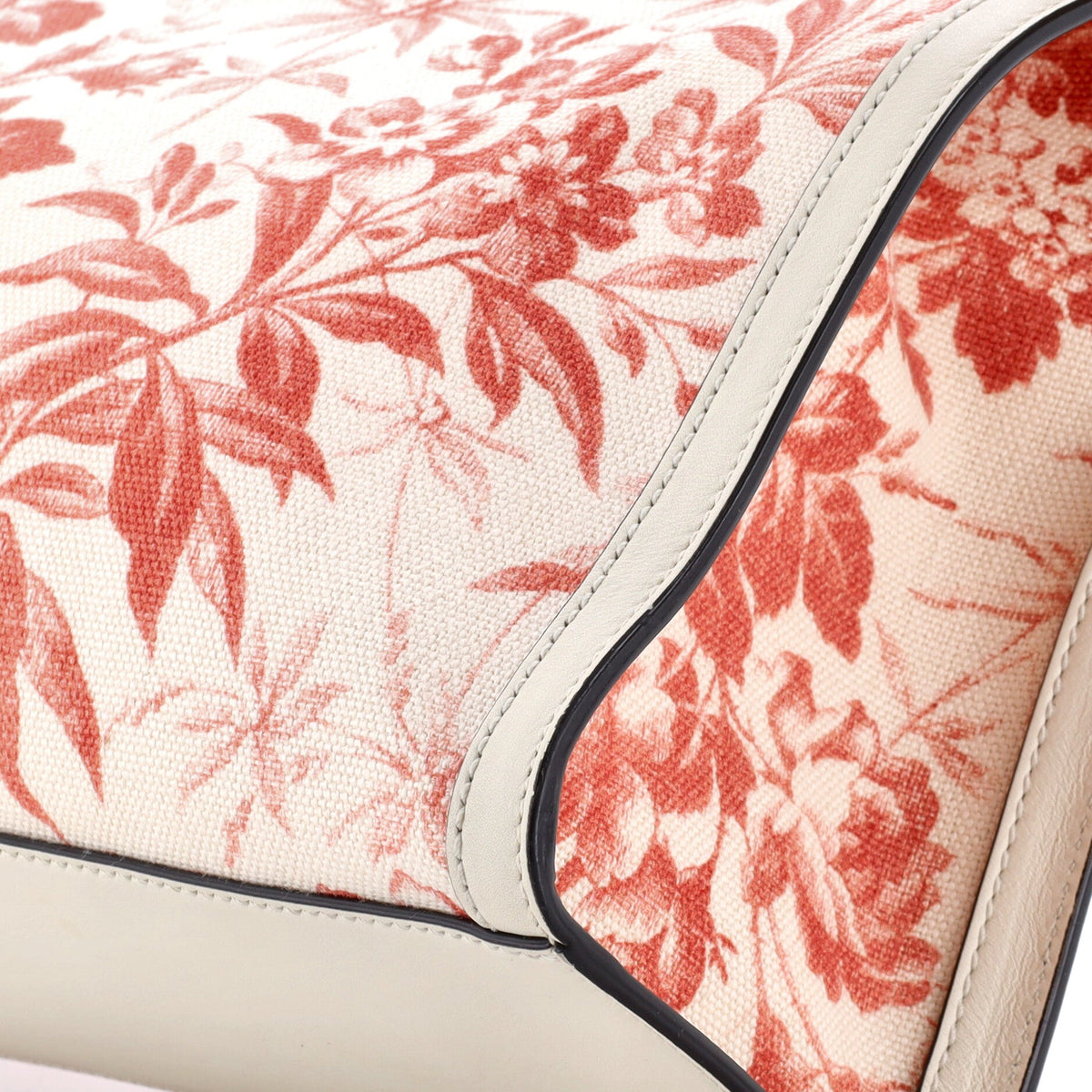 GG Ribbon Tote Coated Printed Canvas Medium