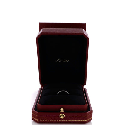Cartier D'amour Wedding Band Ring Platinum