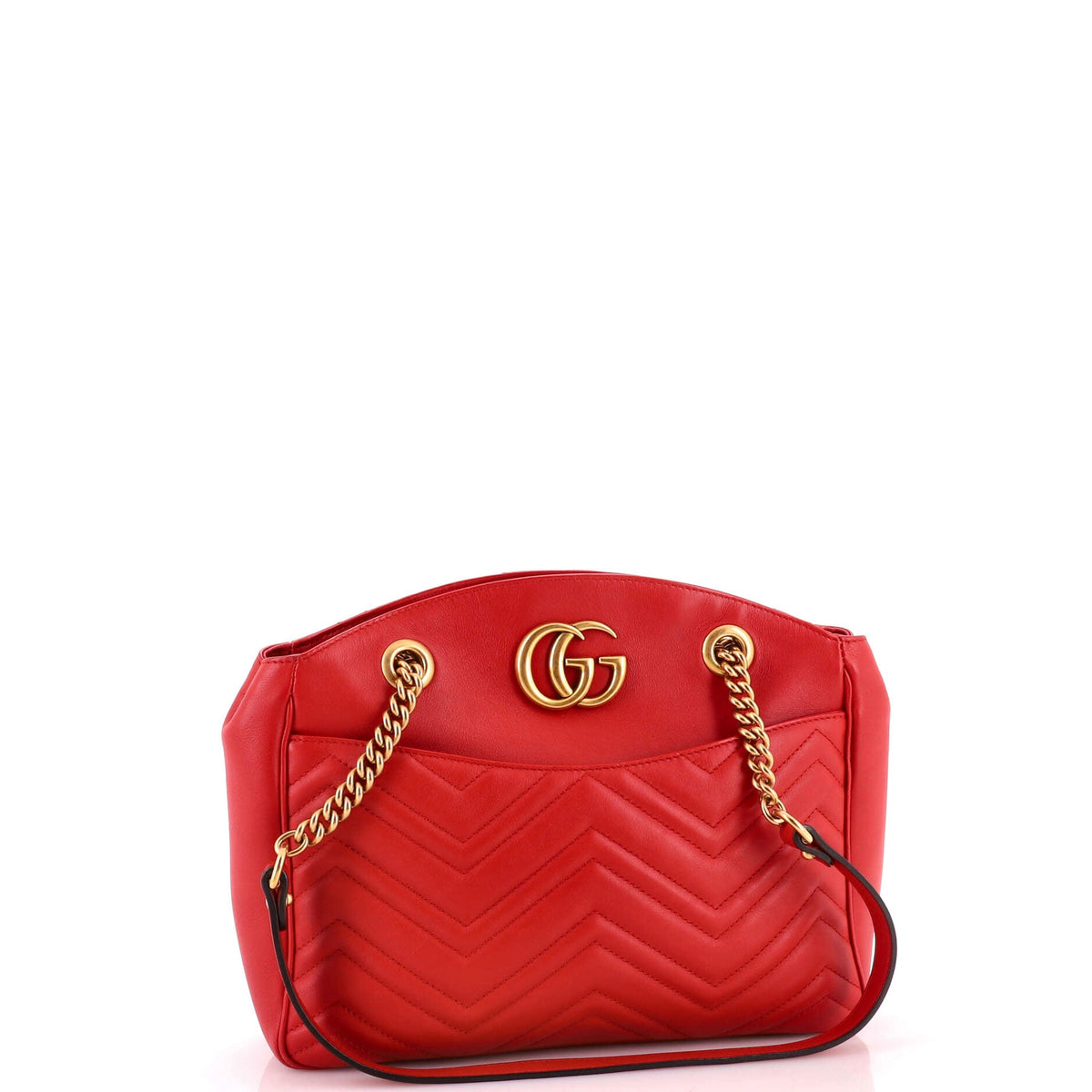 GG Marmont Chain Tote Matelasse Leather Medium