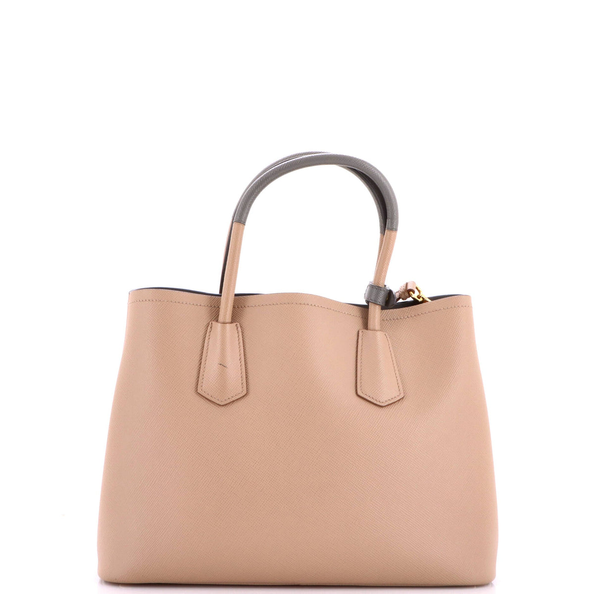 Cuir Double Tote Saffiano Leather Medium