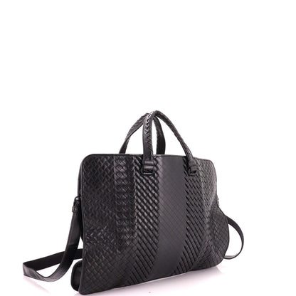 Club Fume Briefcase Intrecciato Nappa