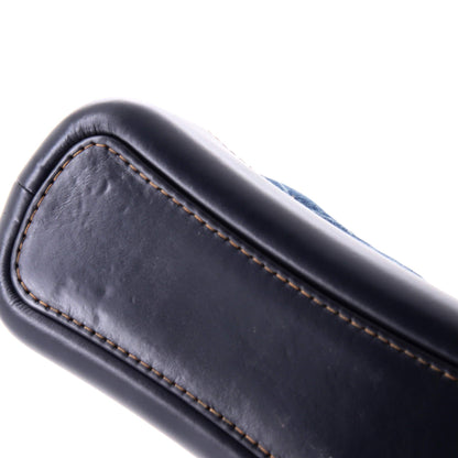 Gabrielle Hobo Printed Denim and Leather Small