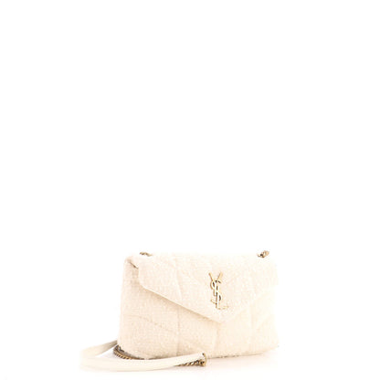 Loulou Puffer Shoulder Bag Quilted Tweed Mini