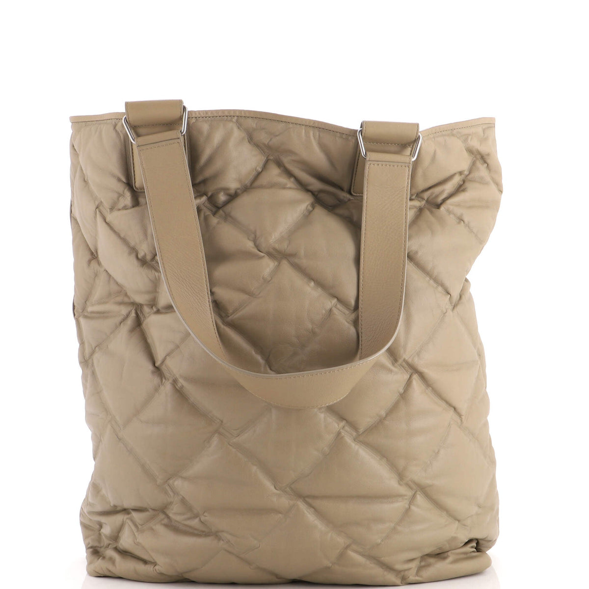 Hot Steam Padded Open Tote Leather Tall