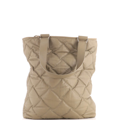 Hot Steam Padded Open Tote Leather Tall