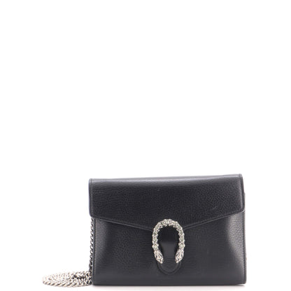 Dionysus Chain Wallet Leather with Embellished Detail Small