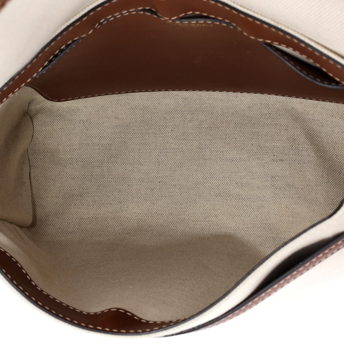 Note Crossbody Bag Canvas with Leather Medium