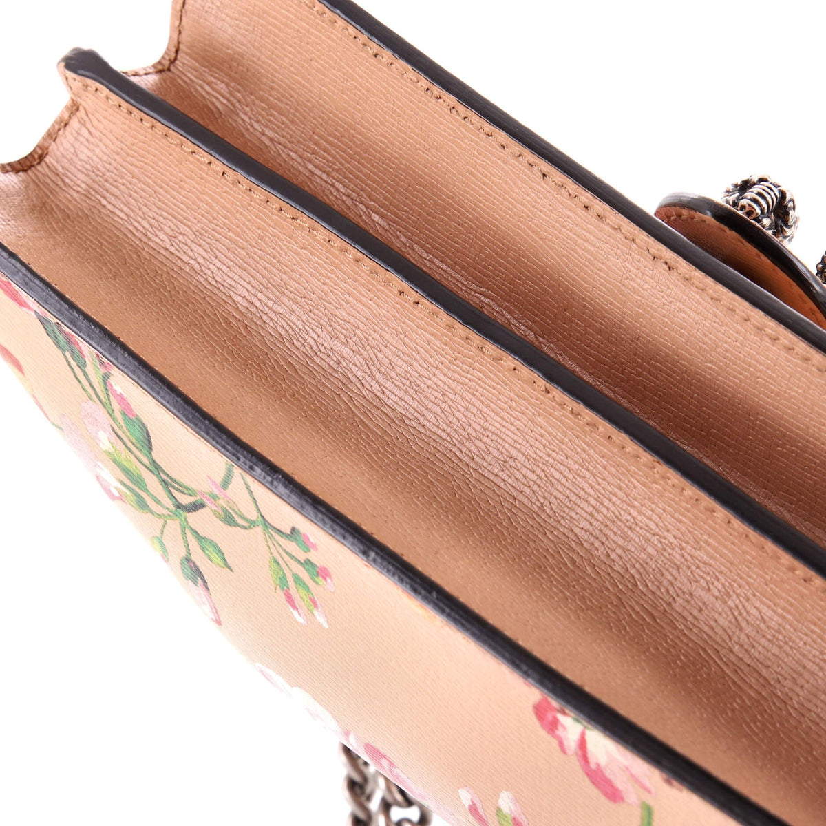 Dionysus Bag Blooms Print Leather Small