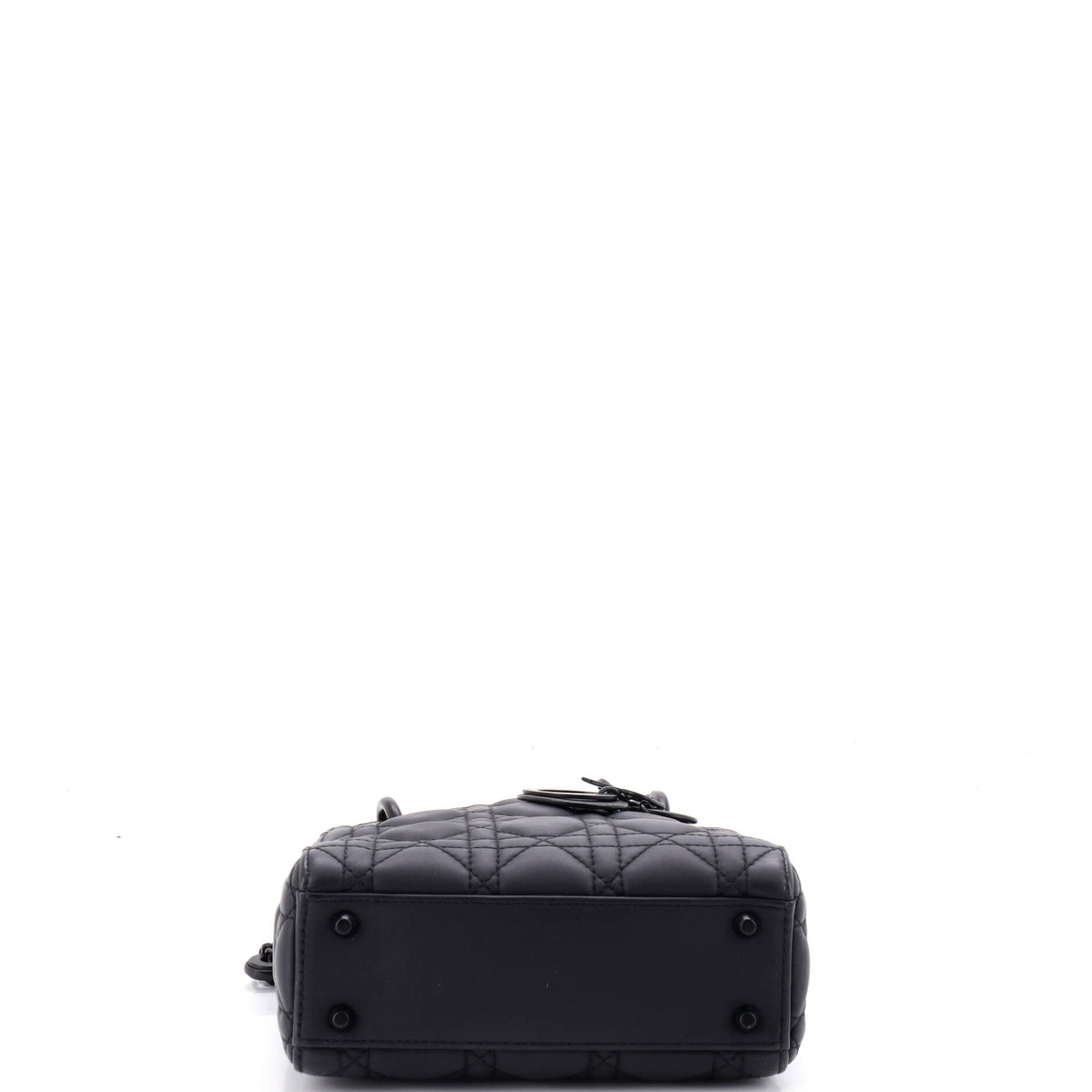 Ultra Matte Lady Dior Chain Bag Cannage Quilt Calfskin Mini
