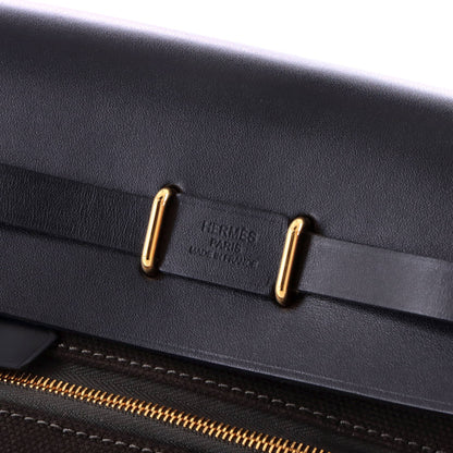 Herbag Zip Toile and Leather 20