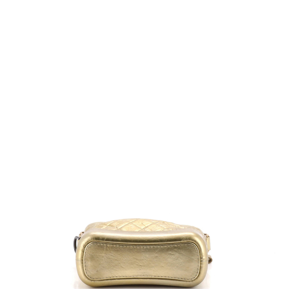 Gabrielle Hobo Quilted Metallic Aged Calfskin Small