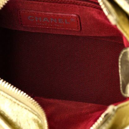 Gabrielle Hobo Quilted Metallic Aged Calfskin Small