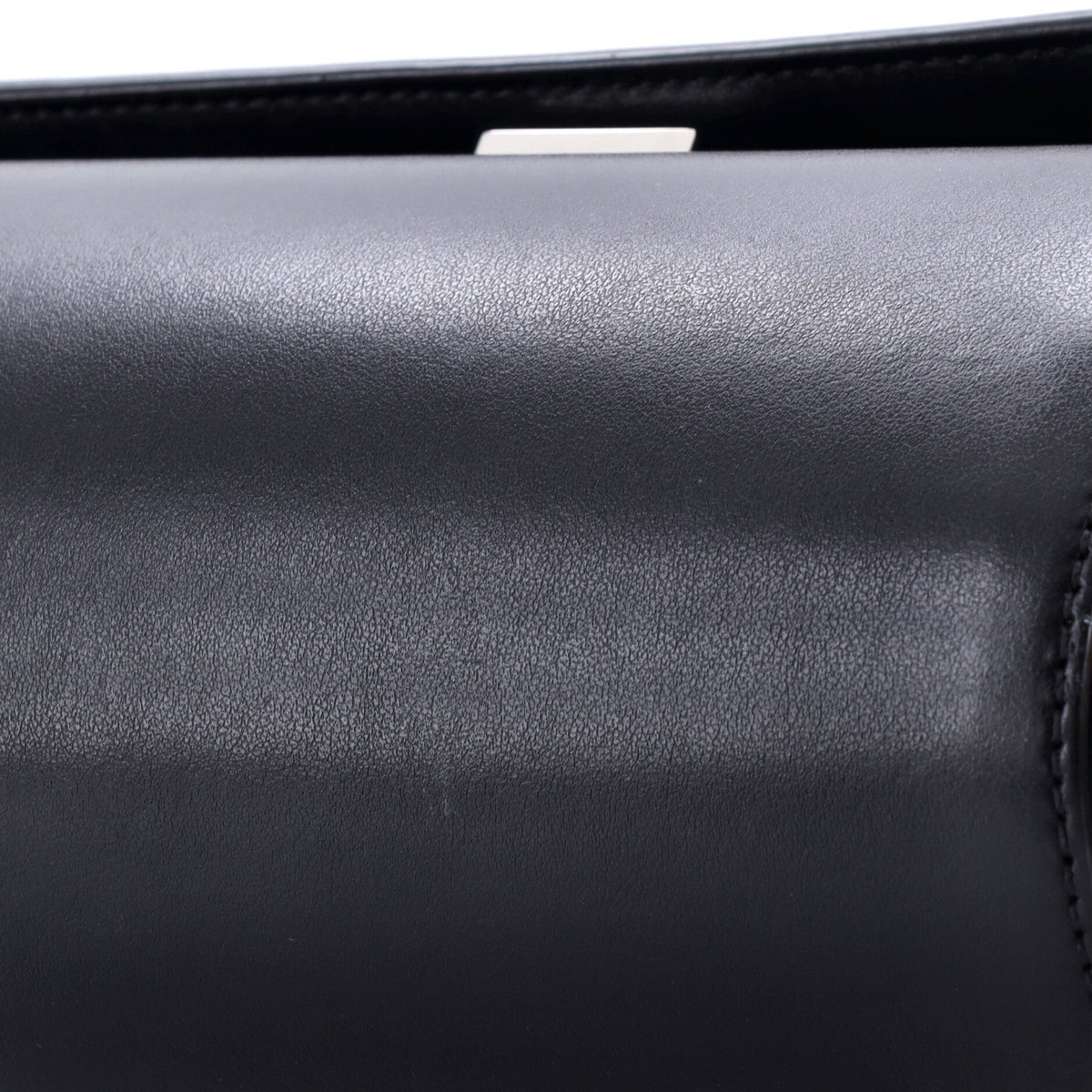 Logo Strap Pandora Box Bag Leather Mini