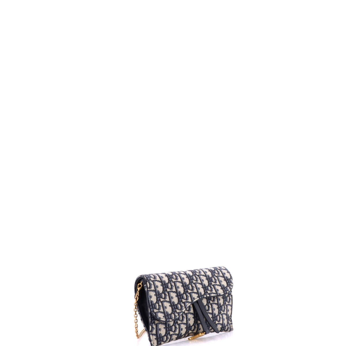 Saddle Chain Wallet Oblique Canvas