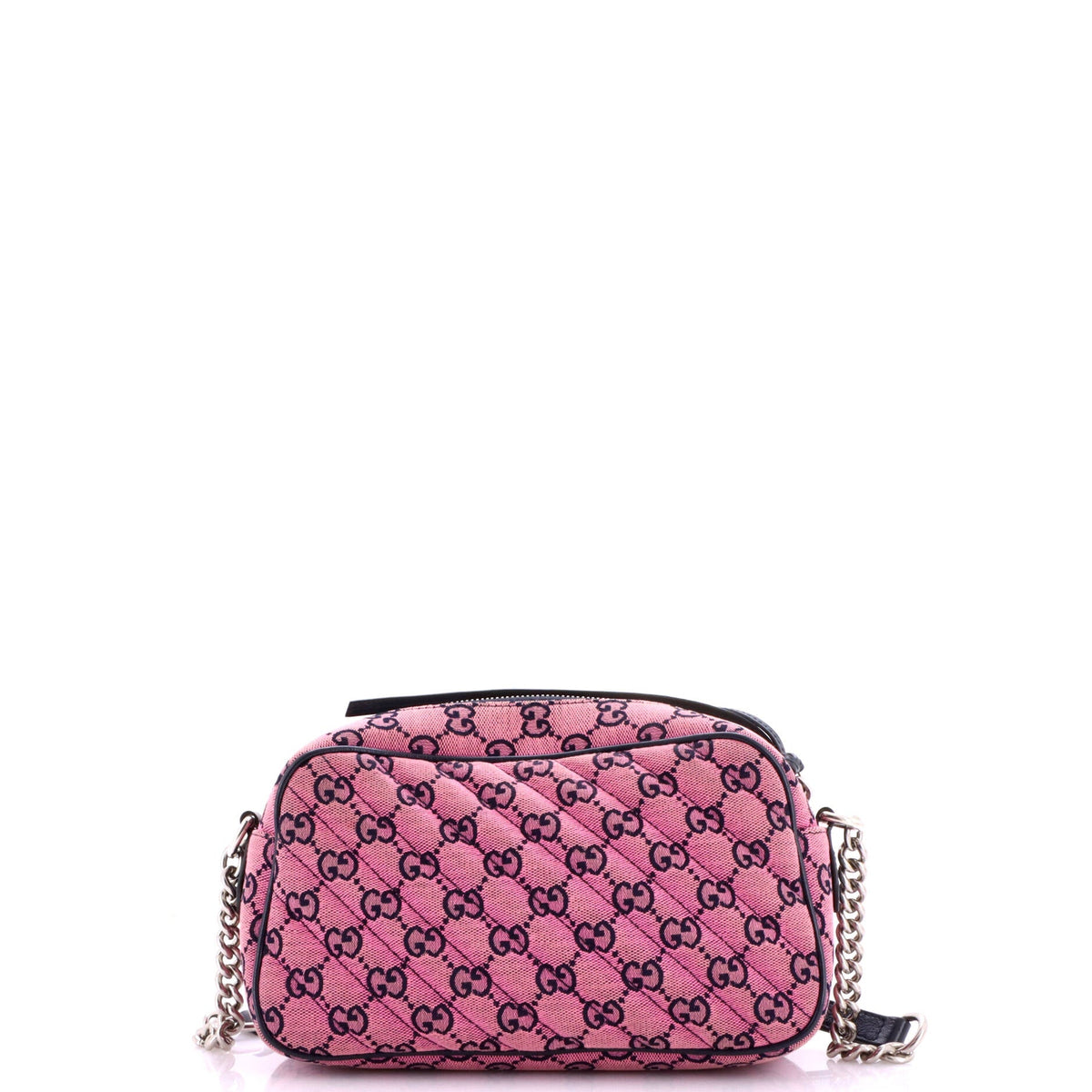 GG Marmont Shoulder Bag Multicolor Diagonal Quilted GG Canvas Small