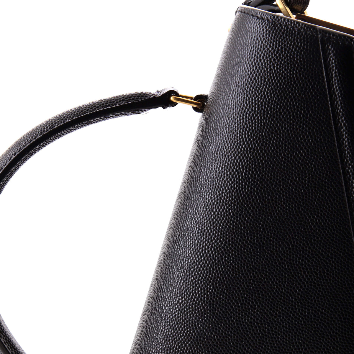 Cassandra Top Handle Bag Leather Medium