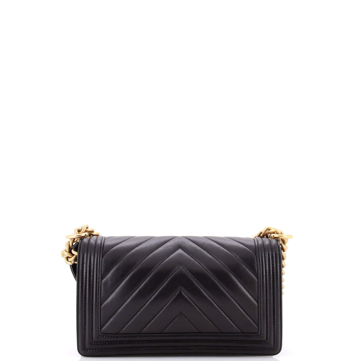 Boy Flap Bag Chevron Calfskin Old Medium