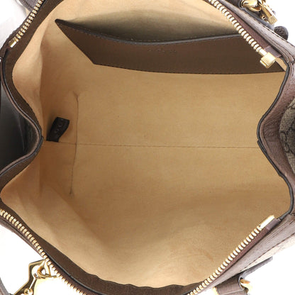 Ophidia Top Handle Tote GG Coated Canvas Small