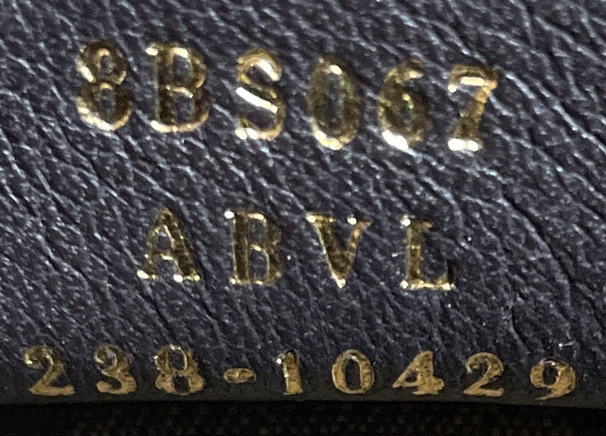 Logo By The Way Top Handle Bag Embossed Leather Mini