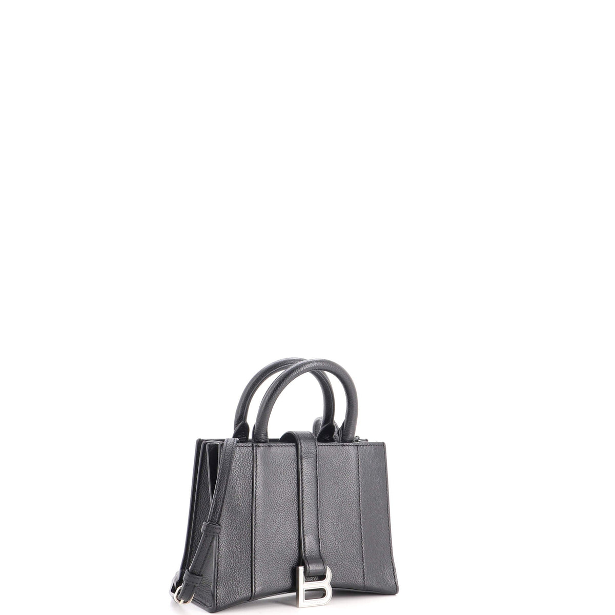 Hourglass East West Tote Leather XS