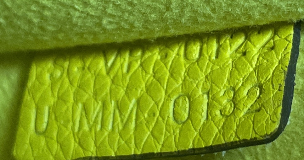 Luggage Bag Grainy Leather Nano