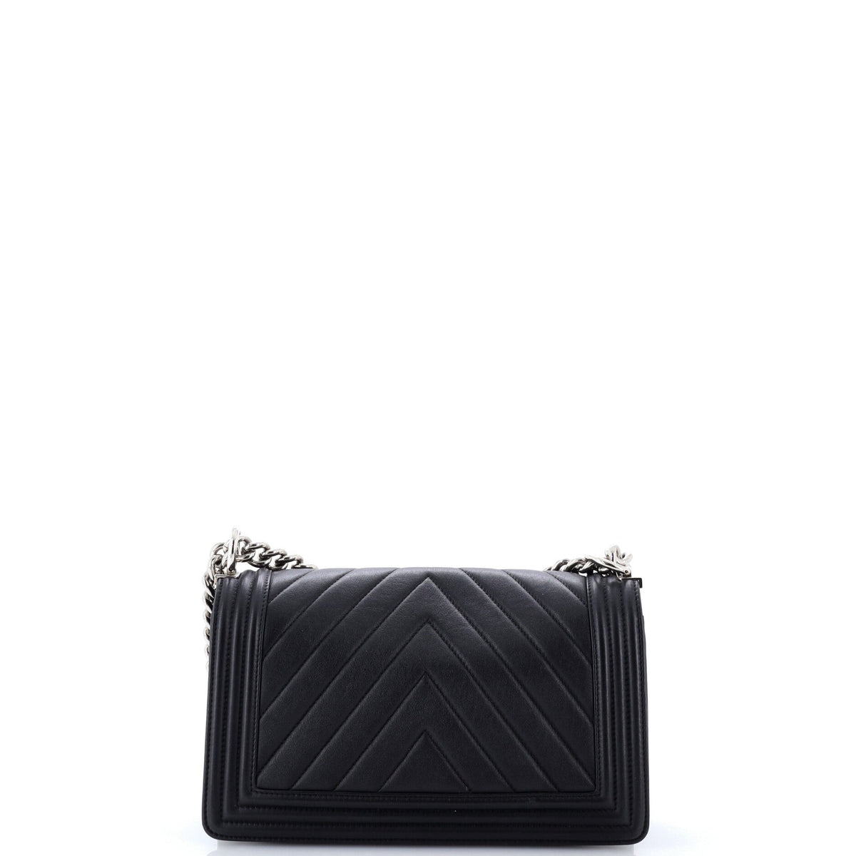 Boy Flap Bag Chevron Calfskin Old Medium