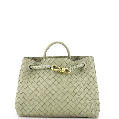 Andiamo Top Handle Bag Intrecciato Nappa Medium