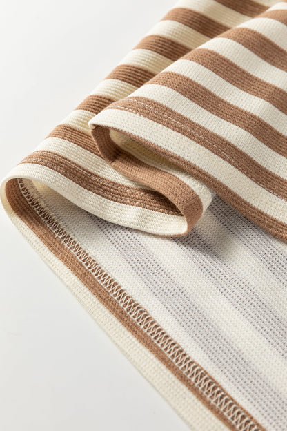 Threaded Pear Elora Sleeve Contrast Trim Tee