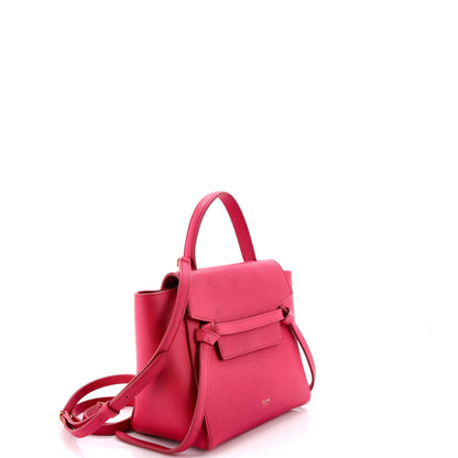 Belt Bag Textured Leather Nano
